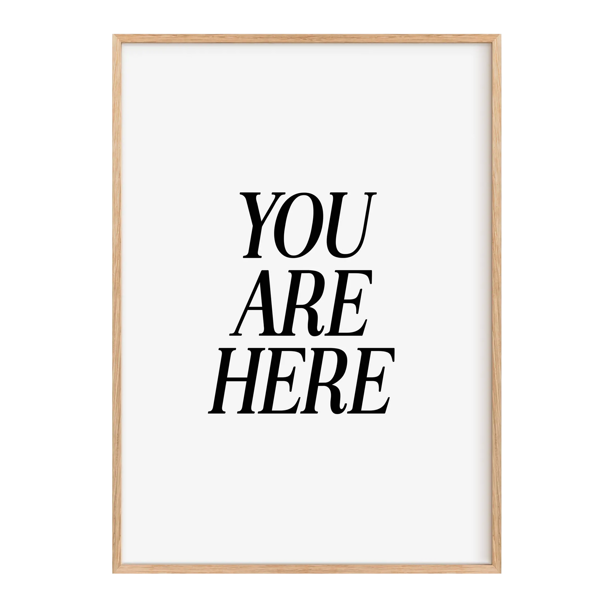 You are here