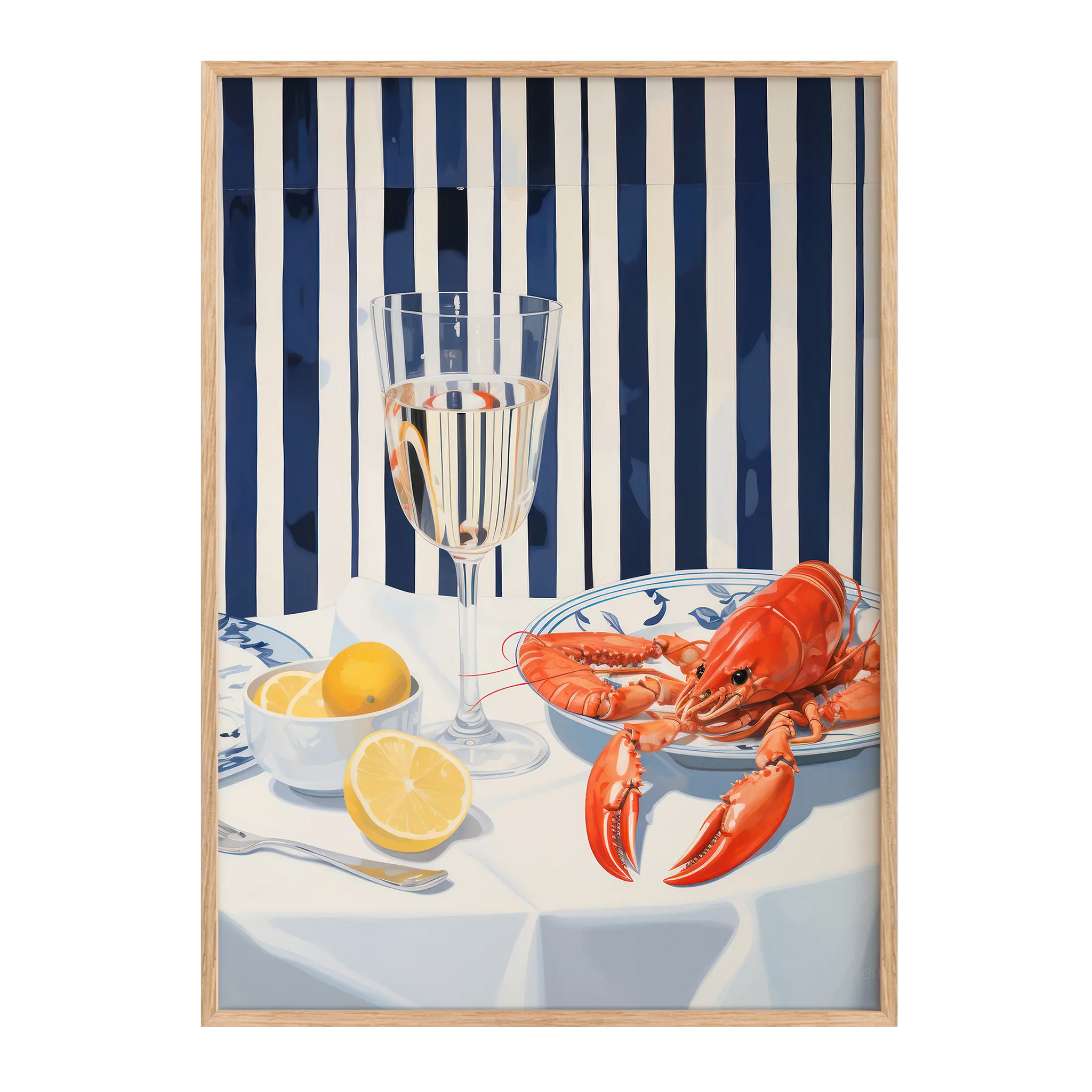 Lemon & Lobster Still Life