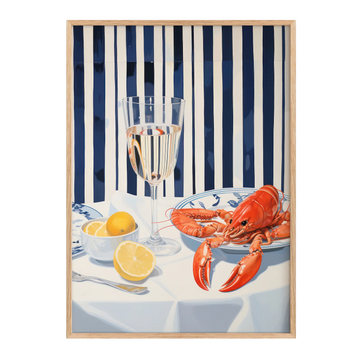 Lemon & Lobster Still Life